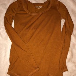 burnt orange long sleeve
